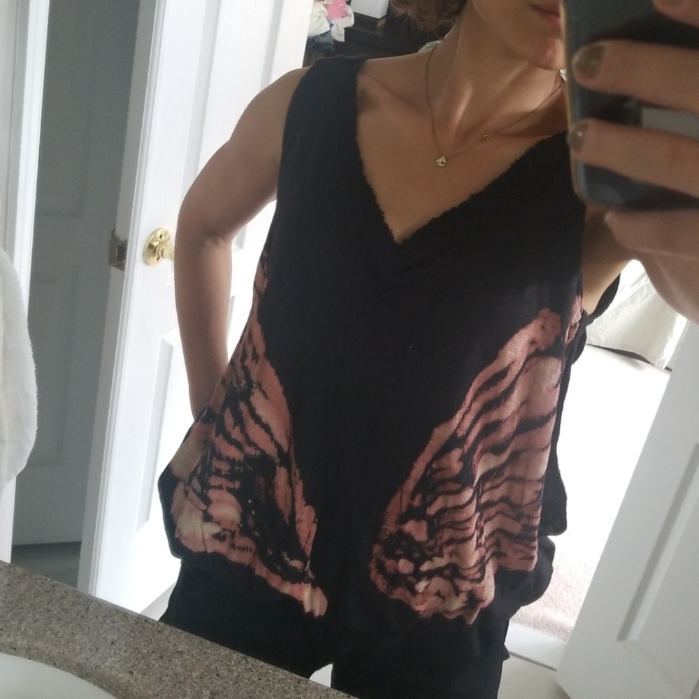 Free People butterfly top